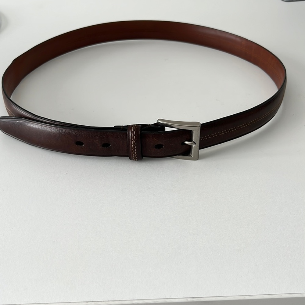 Men’s coach leather made in Italy belt